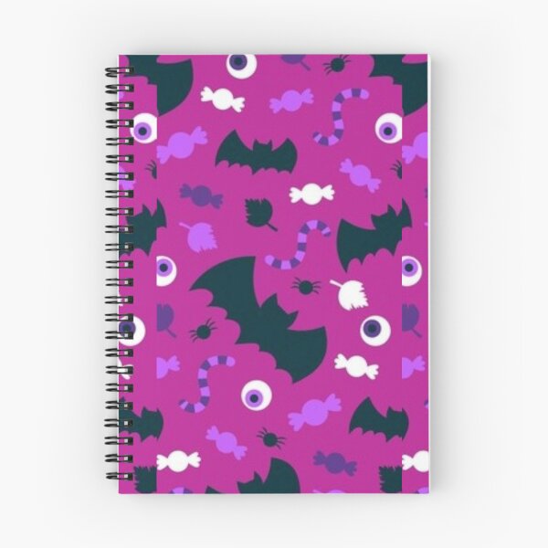 Item preview, Magenta, Violet, dark blue, pink, cute Halloween watercolor pattern, boo, witch, candy, bat, witch hat, pumpkin, latest Halloween bestselling, trending designed and sold by August-E.