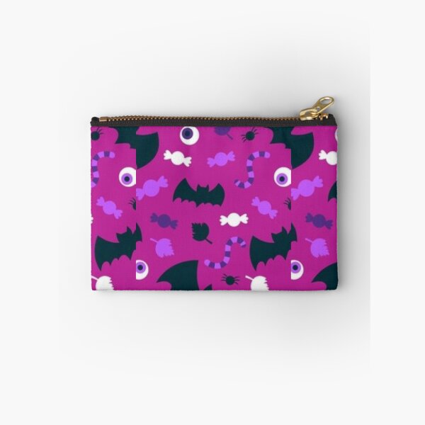 Item preview, Magenta, Violet, dark blue, pink, cute Halloween watercolor pattern, boo, witch, candy, bat, witch hat, pumpkin, latest Halloween bestselling, trending designed and sold by August-E.