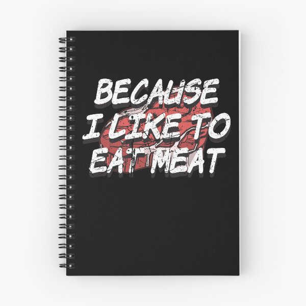 Item preview, Because I Like To Eat Meat Cow Grill BBQ Meme designed and sold by MooonTees.