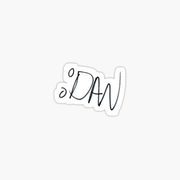 Dan's Signature Sticker Sticker