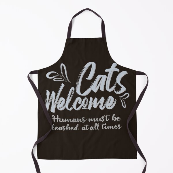 Item preview, Cats Welcome, Humans tolerated designed and sold by SnarkyDoodles.