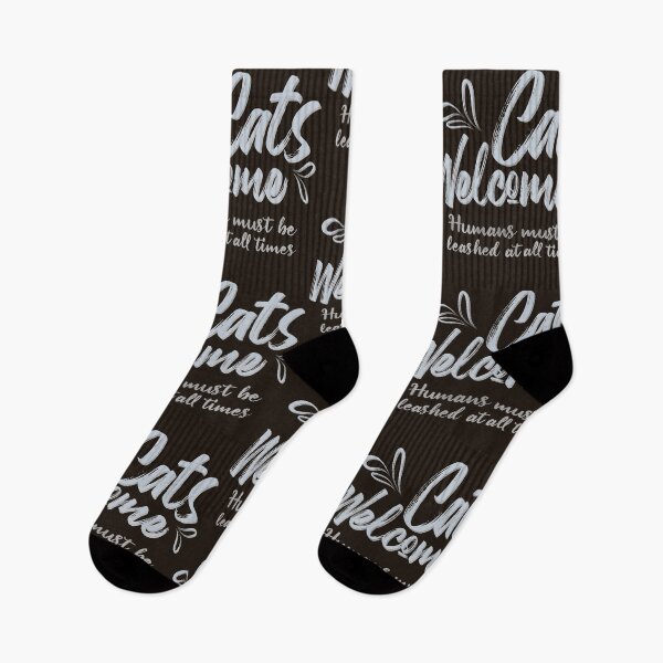 Item preview, Cats Welcome, Humans tolerated designed and sold by SnarkyDoodles.