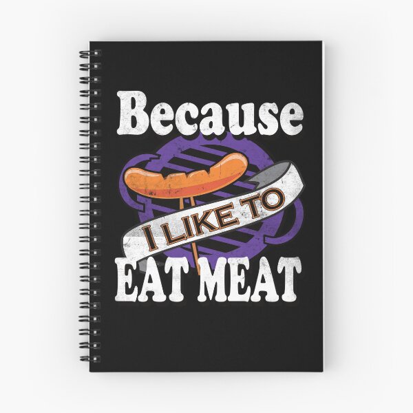 Item preview, Because I Like To Eat Meat Cow Grill BBQ Meme designed and sold by MooonTees.