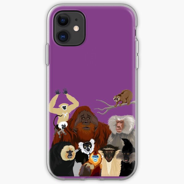 I Am Thankful For Primates iPhone Soft Case
