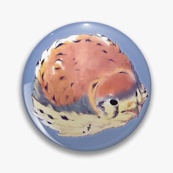 Item preview, Round American Kestrel designed and sold by Bri Castagnozzi.