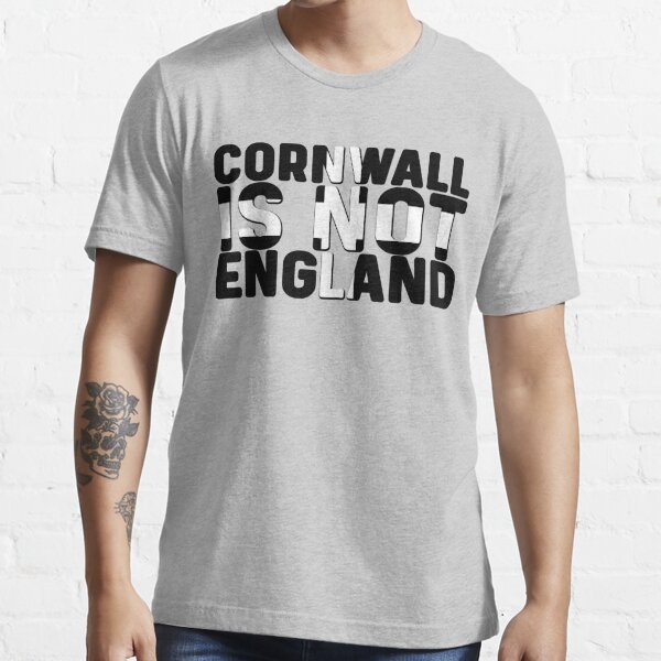 Cornish Map Mens T Shirt It's in My DNA Cornwall Kernow St Pirans One And All 
