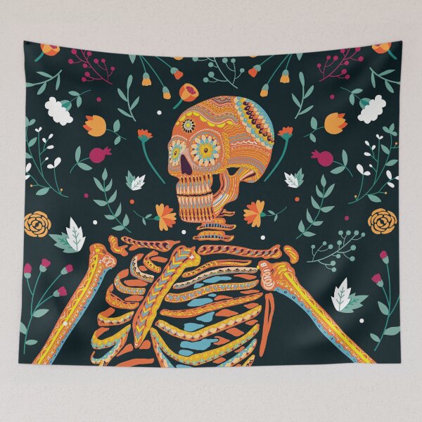 Item preview, Floral Skeleton designed and sold by artsy prada.