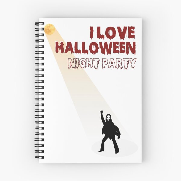 Artikelvorschau, Ich liebe Halloween Night Party V.2 entworfen und verkauft von GoatskipShop.