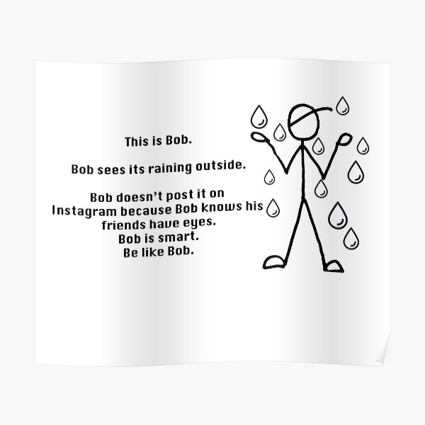 Be Like Bob Posters Redbubble