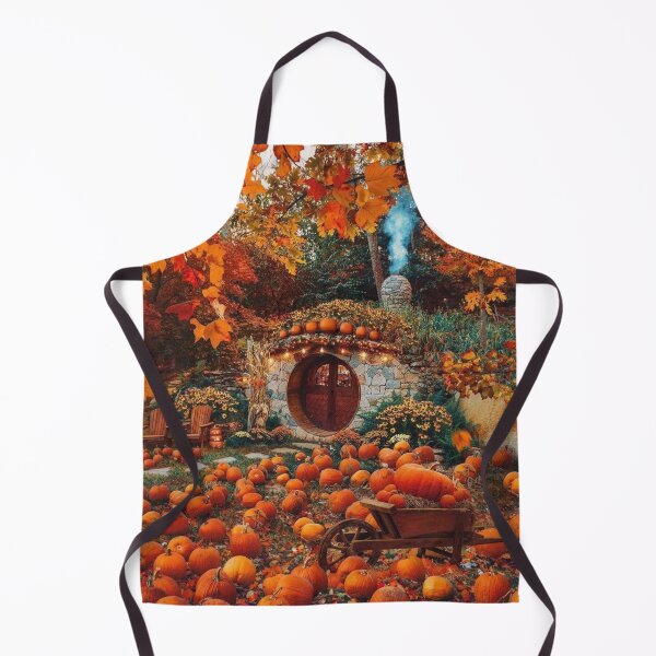Item preview, The house and its pumpkin patch. designed and sold by Karine Dupras.