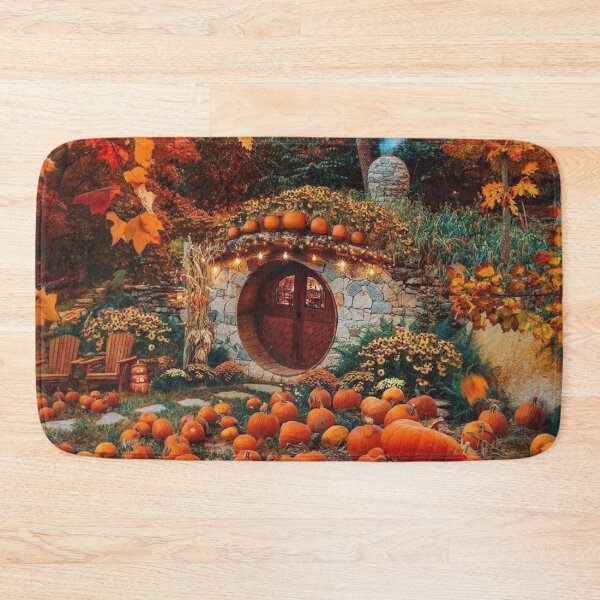 Item preview, The house and its pumpkin patch. designed and sold by Karine Dupras.