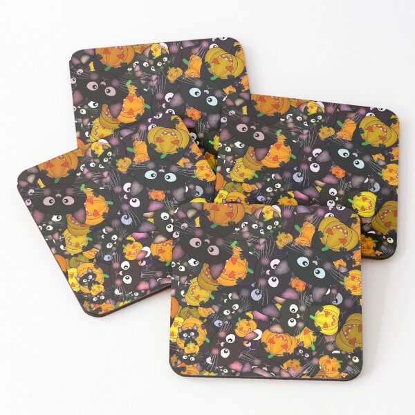 Item preview, Halloween cat pumpkin pattern designed and sold by ArtDigital Wings.