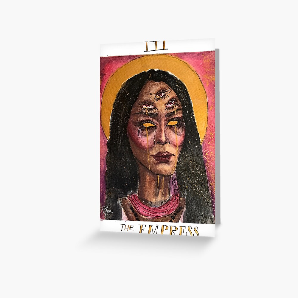 "Angela Bassett as Marie Laveau Tarot Card" Greeting Card for Sale by
