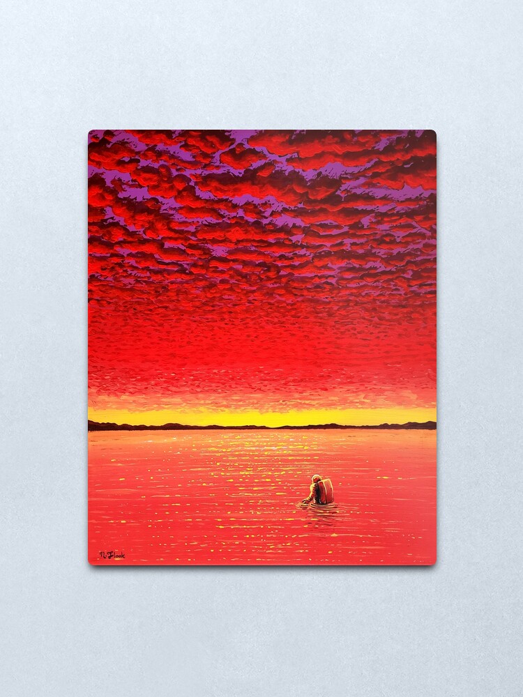 Alternate view of Sundown Metal Print