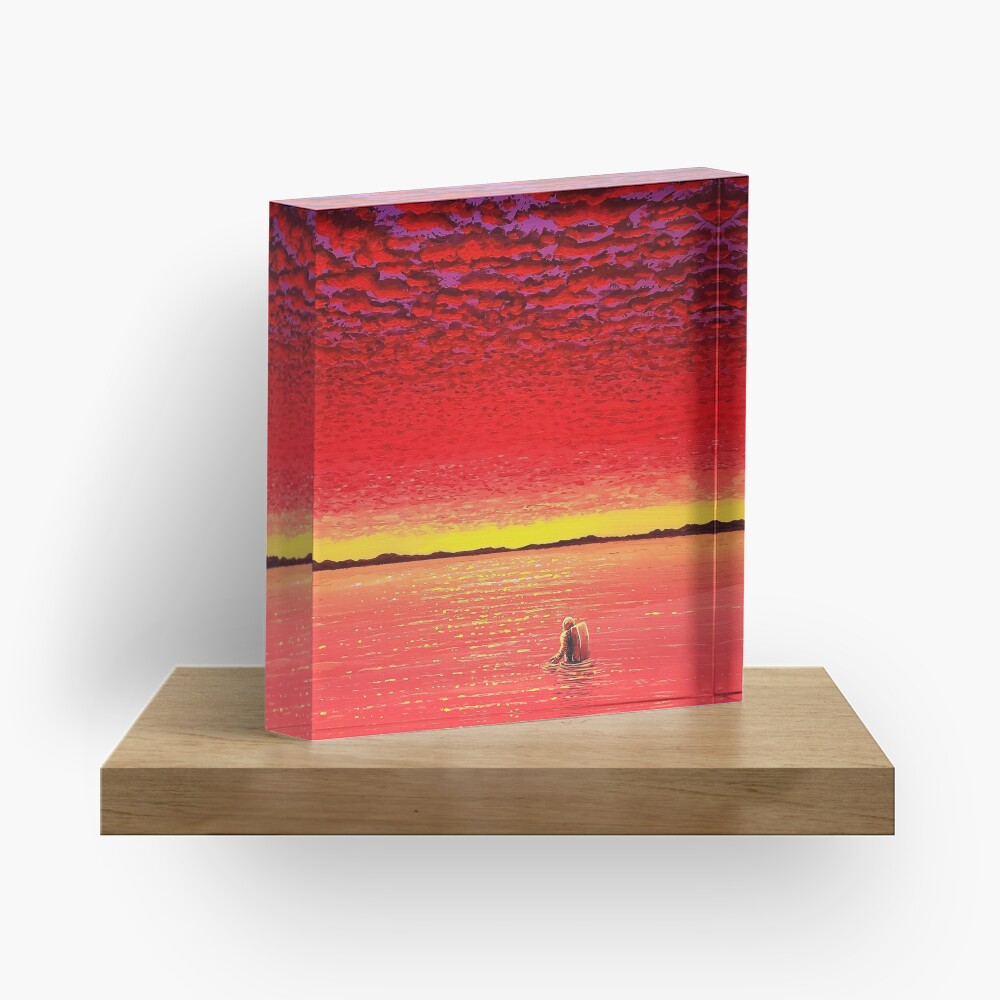 Sundown Acrylic Block