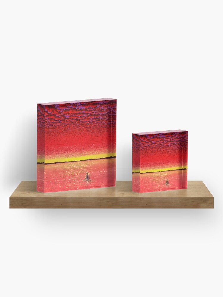 Alternate view of Sundown Acrylic Block