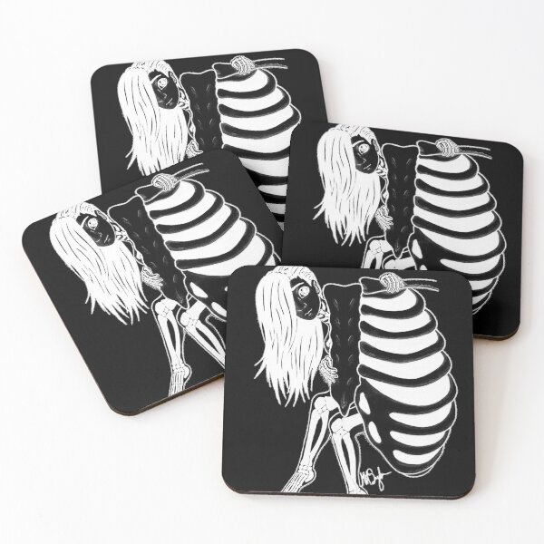 Item preview, Skeleton Girl (Inverted) designed and sold by Mel Snyder.