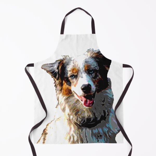 Item preview, Merle australian shepherd puppy posterized photo designed and sold by luisraultg.