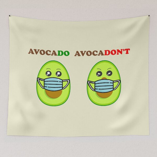 Item preview, Cute avocado face mask funny pun design designed and sold by Deegital18.
