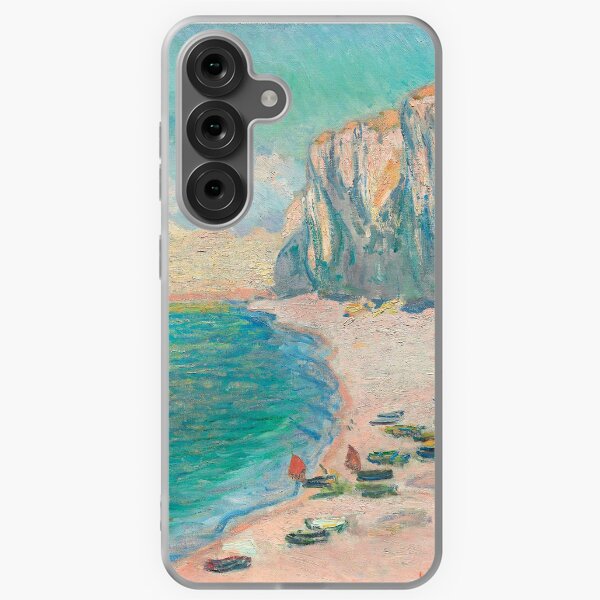 Item preview, Monet "The Beach and the Falaise d'Amont" 1885 designed and sold by sweetpea88.