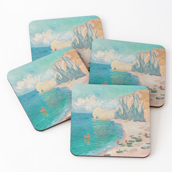Item preview, Monet "The Beach and the Falaise d'Amont" 1885 designed and sold by sweetpea88.