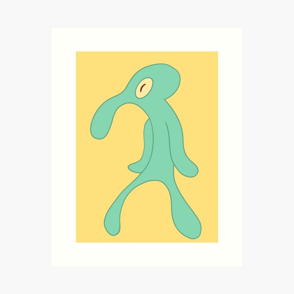 Vista previa del artículo con la obra «Un toque de tul - Calamardo», diseñado y vendido por iamshynaa.