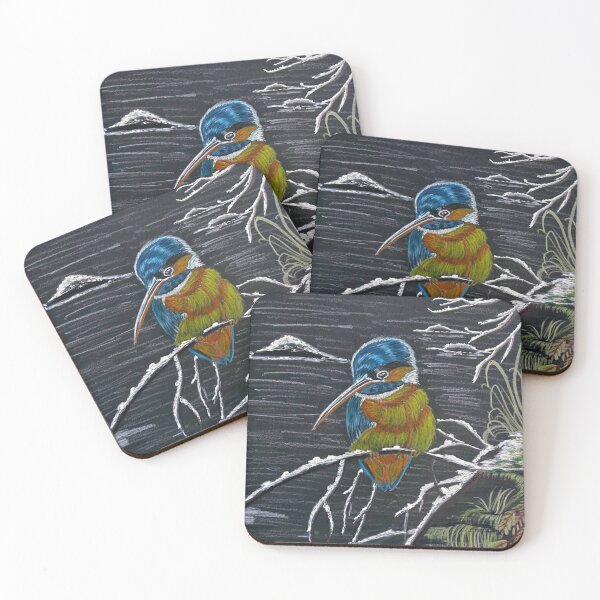 Item preview, Kingfisher print designed and sold by Sonia dutta_art.