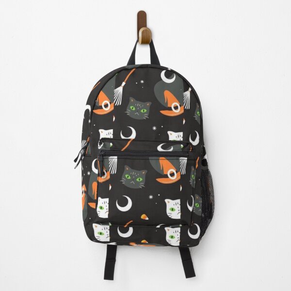 Item preview, Black, Gray, Orange, green, white, cute Halloween watercolor pattern, boo, witch, candy, bat, witch hat, pumpkin, latest Halloween bestselling, trending designed and sold by August-E.