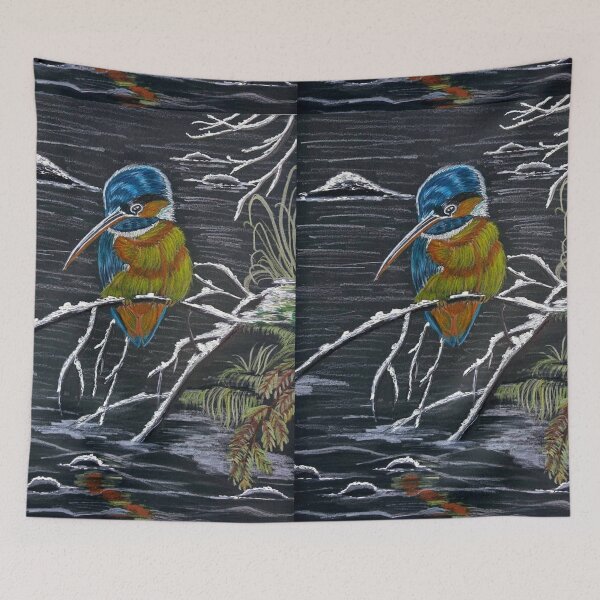 Item preview, Kingfisher print designed and sold by Sonia dutta_art.
