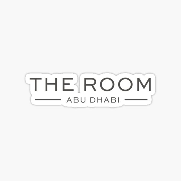 THE ROOM ABU DHABI GRAY Sticker