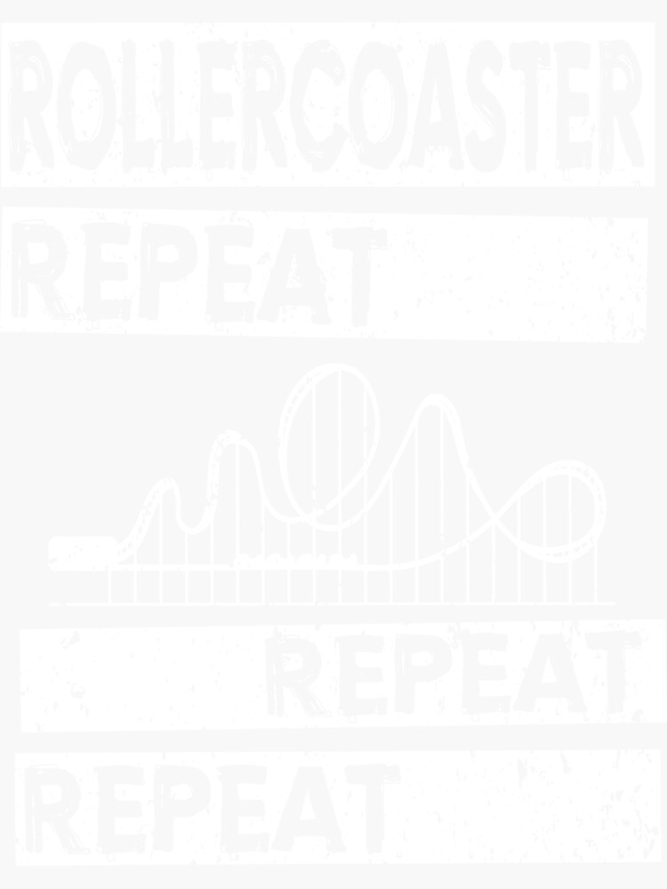 "Roller coaster rollercoaster theme park gift idea" Sticker by