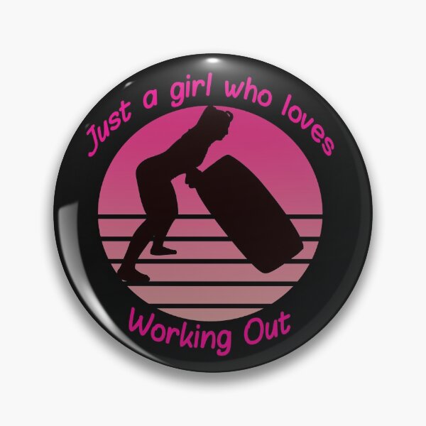Item preview, Just A Girl Who Loves Working Out designed and sold by HeatherPore.
