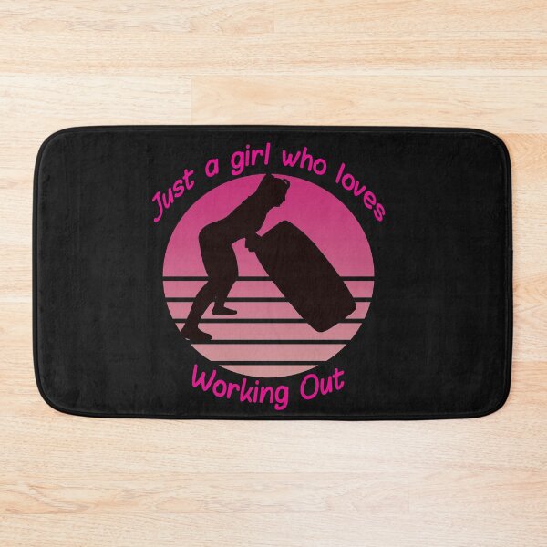 Item preview, Just A Girl Who Loves Working Out designed and sold by HeatherPore.