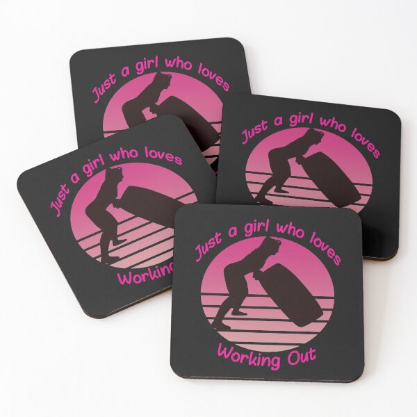 Item preview, Just A Girl Who Loves Working Out designed and sold by HeatherPore.