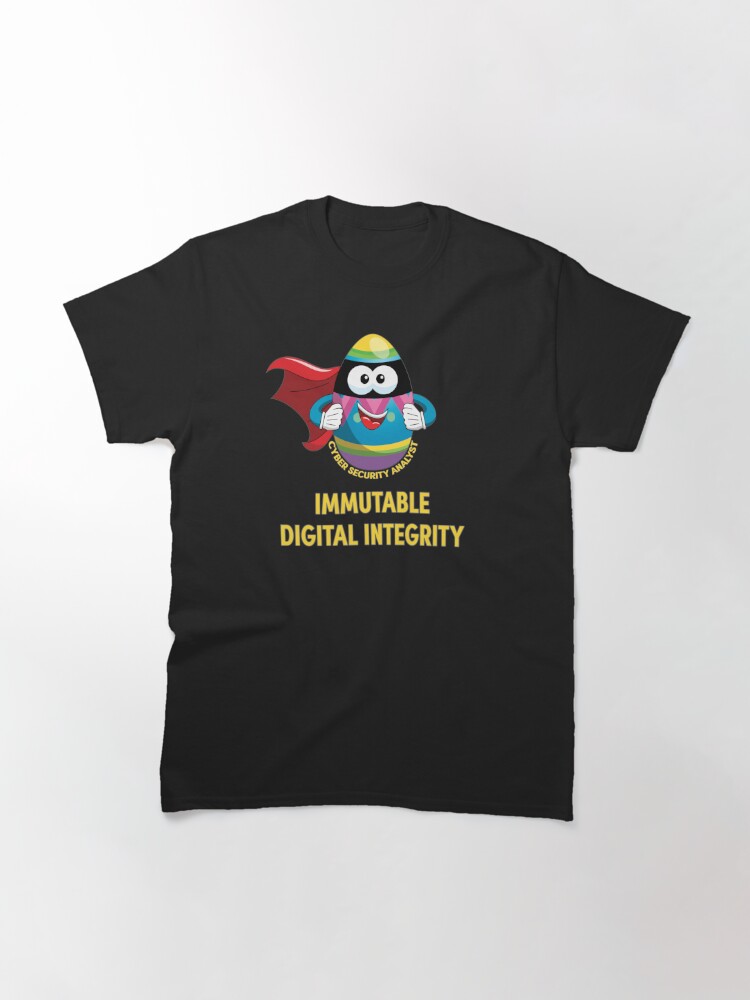 Alternate view of Cyber Security Analyst. Classic T-Shirt