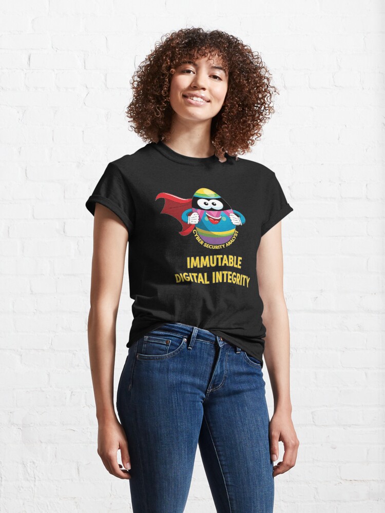 Alternate view of Cyber Security Analyst. Classic T-Shirt
