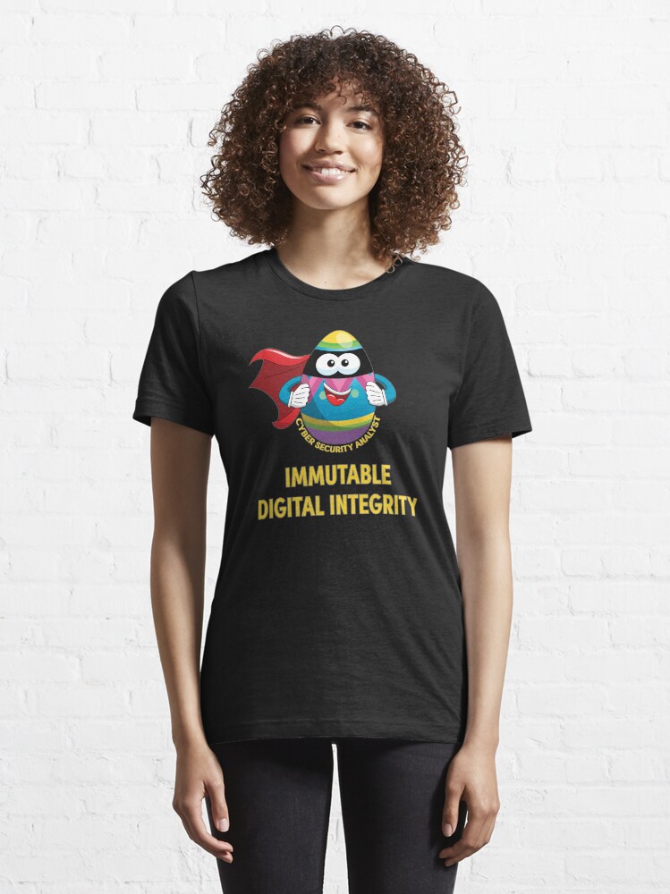 Alternate view of Cyber Security Analyst. Essential T-Shirt