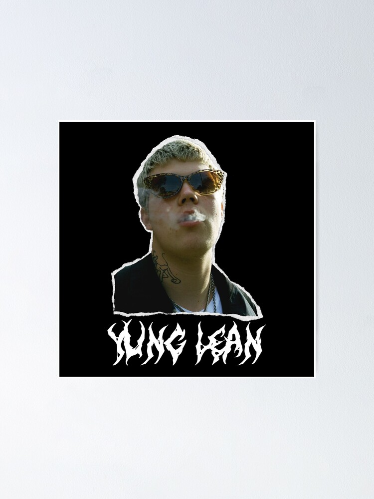 "Yung Lean Smoking" Poster by adampiencak | Redbubble