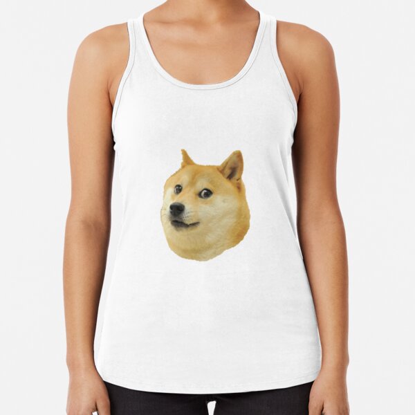 Doge Tank Tops Redbubble - roblox doge shirt template 2020