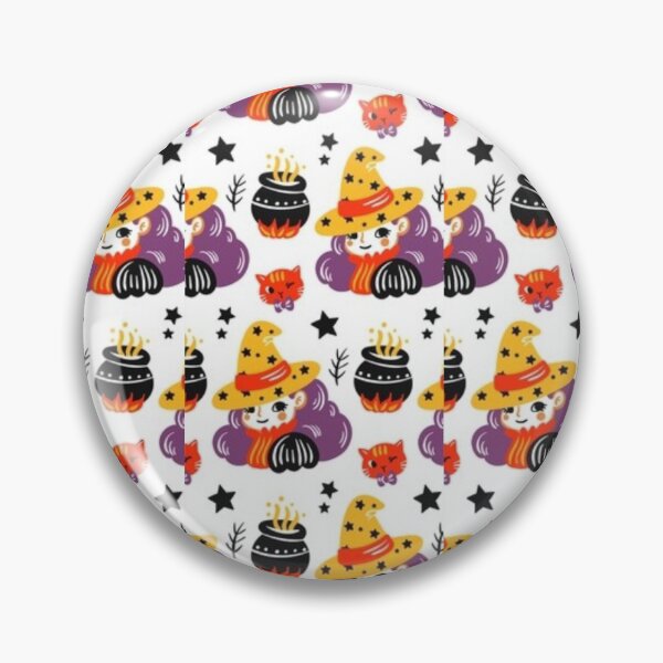Item preview, Yellow, Black, Gray, Orange, white, cute Halloween watercolor pattern, boo, witch, candy, bat, witch hat, pumpkin, latest Halloween bestselling, trending designed and sold by August-E.