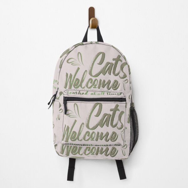 Item preview, Cats Welcome, Humans tolerated designed and sold by SnarkyDoodles.