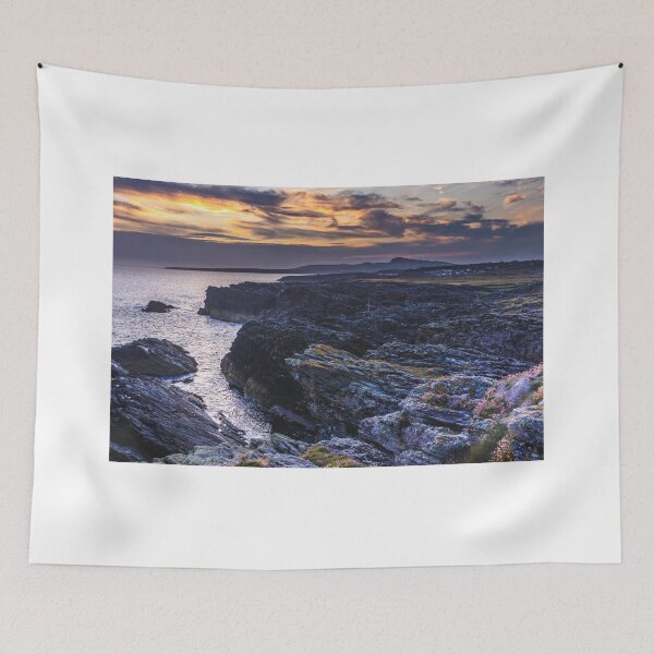 Item preview, Rocky coastline sunset designed and sold by craig777red.