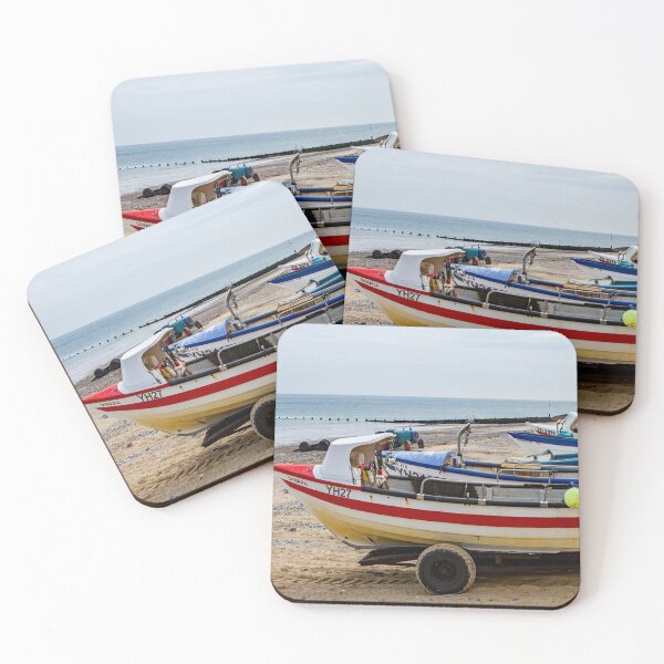 Item preview, Fishing boats on the Norfolk coast designed and sold by yackers1.