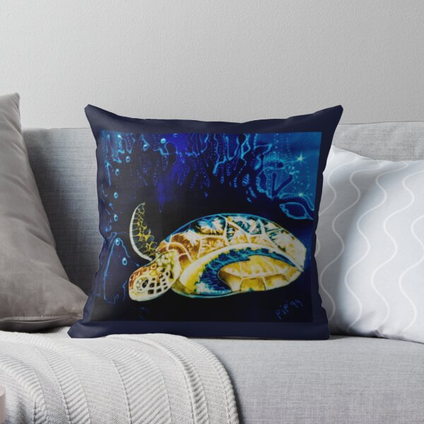 Arthurs turtle Throw Pillow