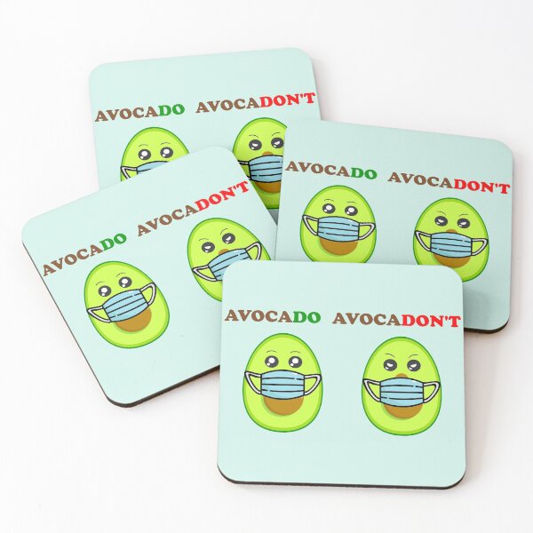 Item preview, Cute avocado face mask funny pun design (Pastel mint green) designed and sold by Deegital18.