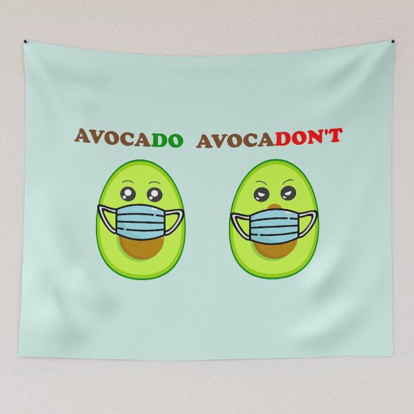Item preview, Cute avocado face mask funny pun design (Pastel mint green) designed and sold by Deegital18.