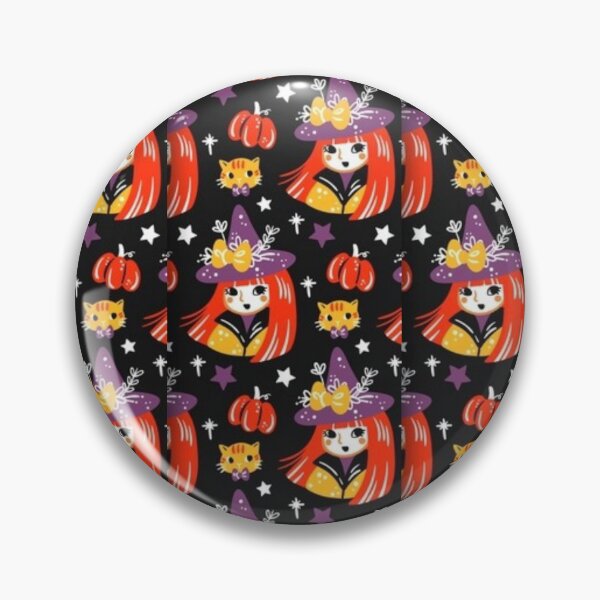 Item preview, Yellow, Black, Orange, purple, cute Halloween watercolor pattern, boo, witch, candy, bat, witch hat, pumpkin, latest Halloween bestselling, trending designed and sold by August-E.