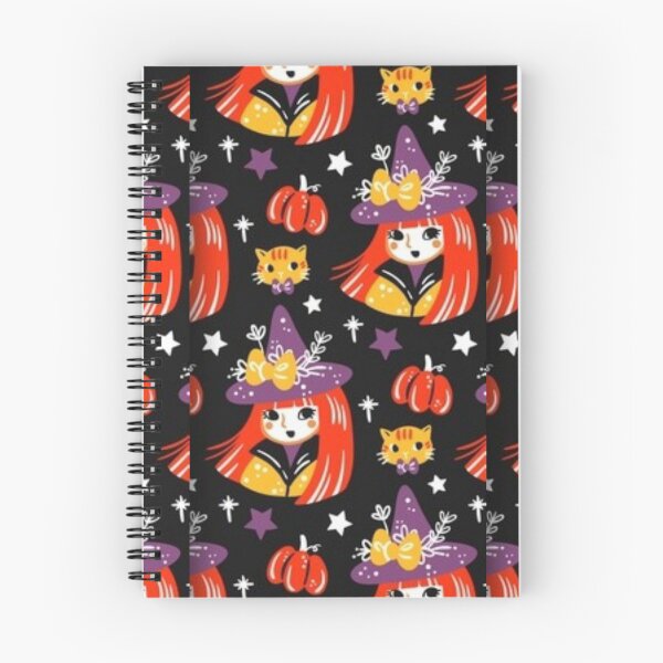 Item preview, Yellow, Black, Orange, purple, cute Halloween watercolor pattern, boo, witch, candy, bat, witch hat, pumpkin, latest Halloween bestselling, trending designed and sold by August-E.
