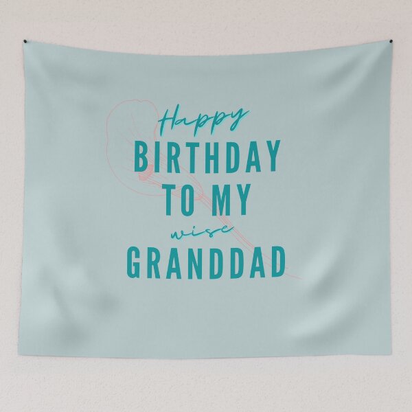 Item preview, Happy birthday to my granddad designed and sold by GieArts.