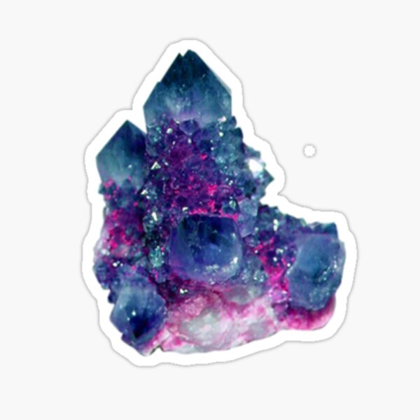 Galaxy Crystal Cluster Sticker for Sale by joshgrigg